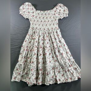 Polo Ralph Lauren Girls' Floral Smocked Cotton Jersey Dress